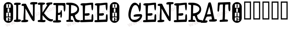 -InkFree- Generat字体转换